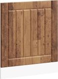 vidaXL Panneau de lave-vaisselle Bois traité Bois vieilli couleur bois