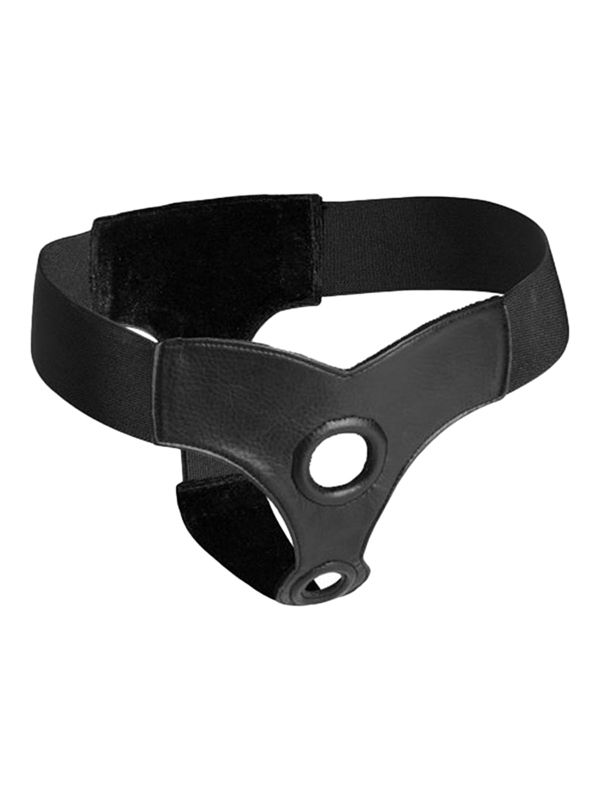 Strap U Dubbele Penetratie Strap On Harnas - Zwart