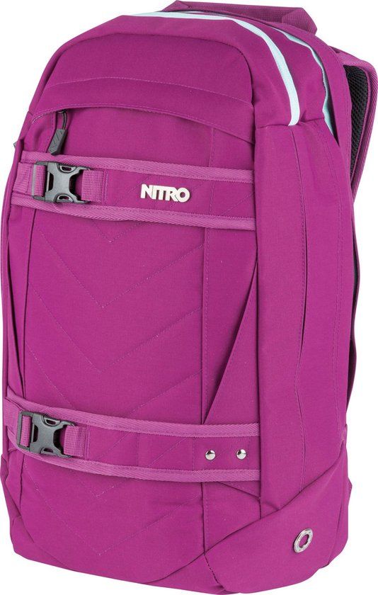 NITRO Daypacker Collection Aerial Backpack - 27L - Grateful Pink - 10 inch Laptop Compartment