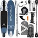 BRUNELLI 12.0 Geweven X Fusion dubbellaags SUP-bord, stand-up paddle set, 365 cm - Bleu