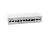 Equip Patchpanel 12x RJ45 Cat6A 19 FTP 1HE Premium hellgrau