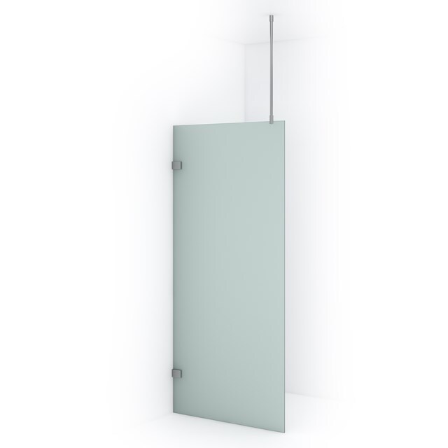 Maxaro Inloopdouche Diamond 90cm 8mm Helder Mat Veiligheidsglas Chroom