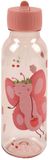 Trixie Drinkfles met print - Fruit Fairy Mrs. Butterfly - Tritan - Waterfles voor kinderen - 500ml - Lekvrije fles - Roze