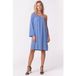 ARKET Maia Robe plissée Ecovero Bleue Taille : M