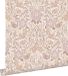 ESTAHome Behang Bloemen en Vogels Zand Beige en Lila Paars - 53 cm x 10.05 m - 139829