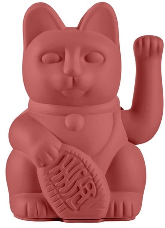 Donkey Products Donkey Wuivende Kat Lucky Cat Maneki-Neko Berry Red