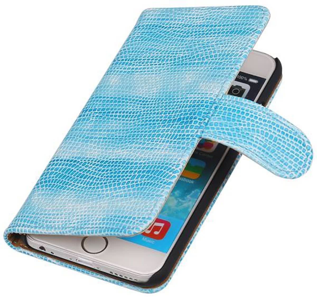 Panda Best Cases Apple iPhone 6 Bookstyle Wallet Hoesje Mini Slang Blauw - Cover Case Hoes
