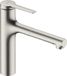 Hansgrohe Zesis M33 Keukenkraan met uitloop hoogte 160 mm, 150° draaibaar, uittrekbaar, 2 straalsoorten, roestvrijstalen afwerking
