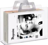 Merkloos Relaxdays tijdschriftenhouder