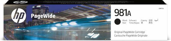 HP 981A Zwarte Originele PageWide Cartridge