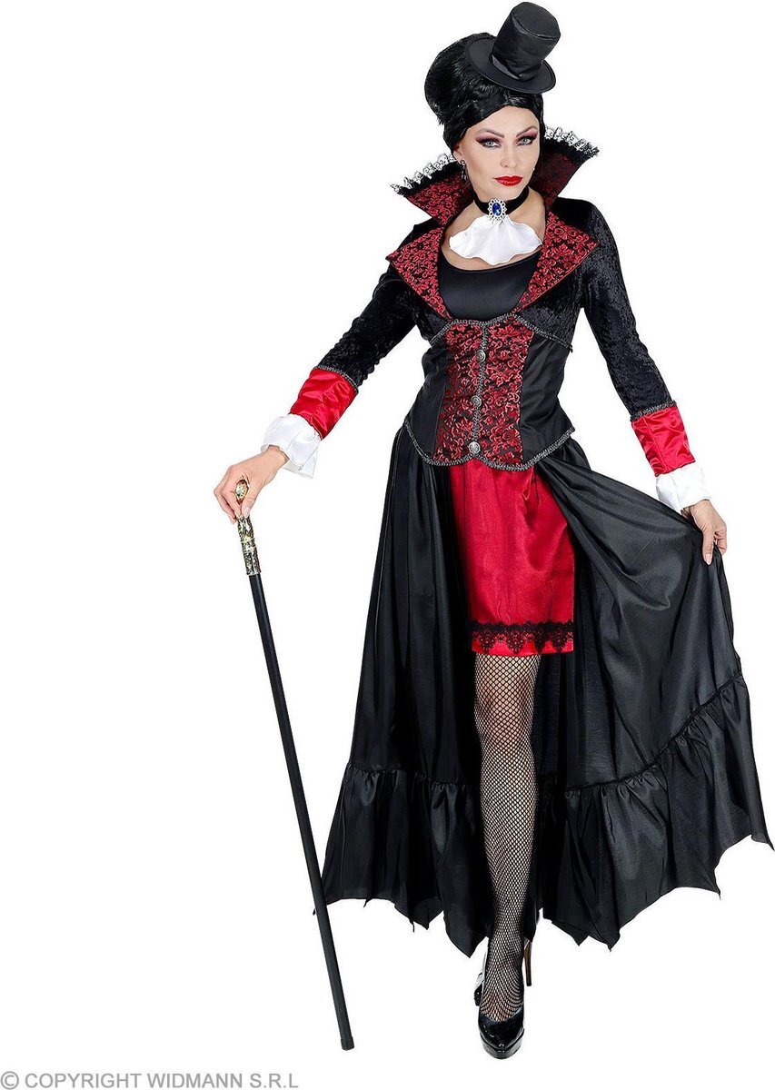 Widmann Vampier & Dracula Kostuum | Hunkerend Naar Bloed Vampier | Vrouw | Large | Halloween | Verkleedkleding