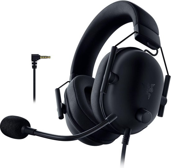 Razer BlackShark V2 X Gaming Headset - PlayStation - 3.5mm Jack - Tempest 3D-audio - 1.3m kabel - Zwart