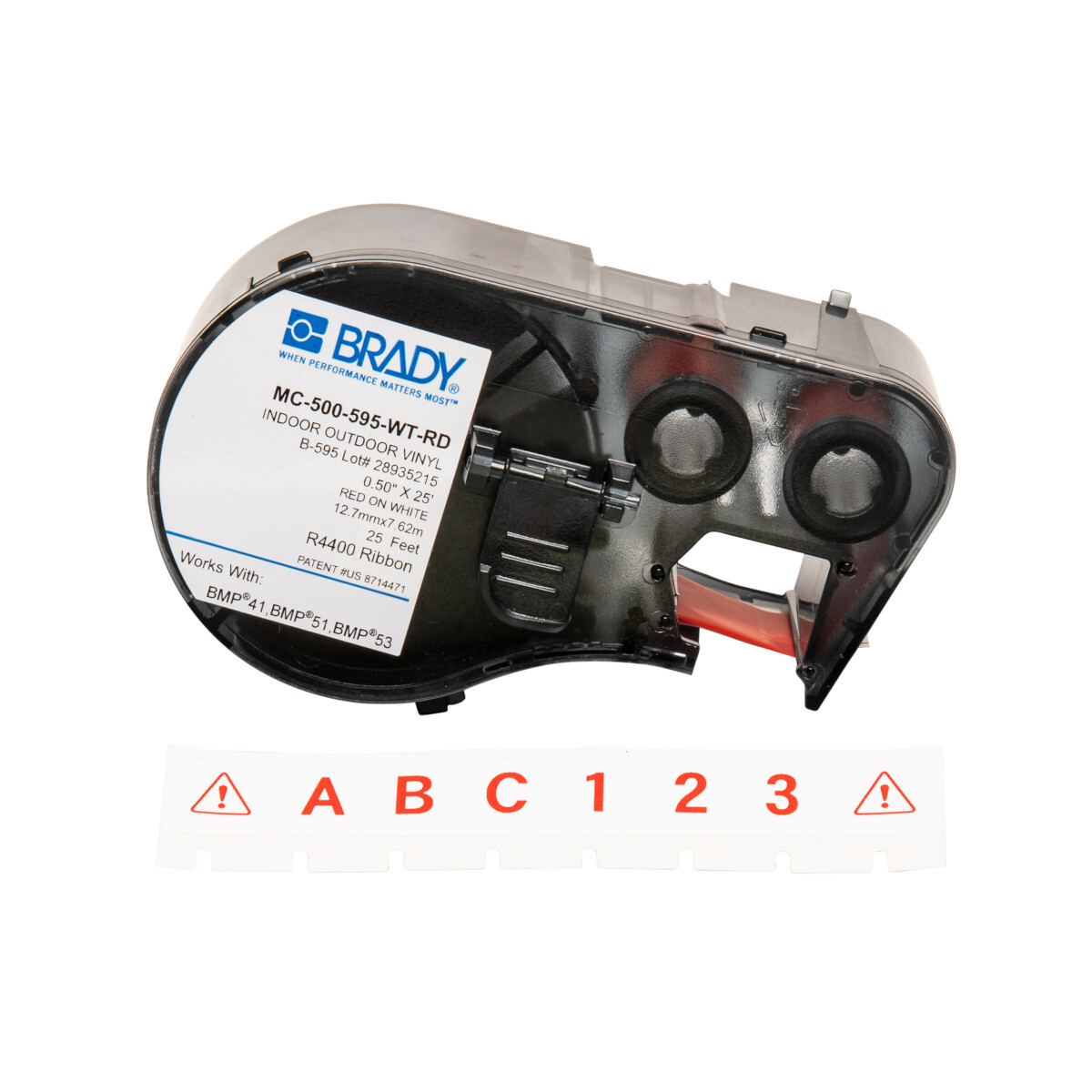 Brady MC-500-595-WT-RD