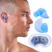 TYR Bouchons d'oreilles en silicone Équipements et accessoires de natation (Bleu)