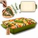 Hage Fonteen plat met handgrepen - Émail braadpan - 3,5 L - Olijfgroen