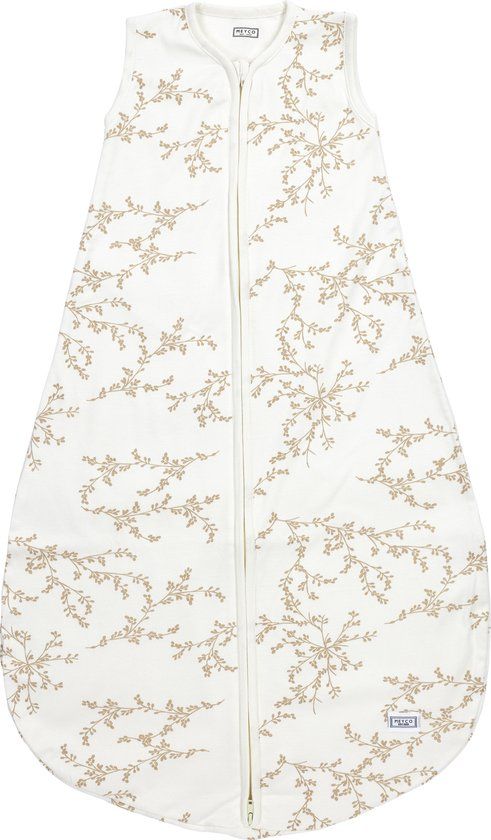 Meyco Baby Branches Zomerslaapzak Rond - Sand - 98cm - 0.5 TOG - Zomer 2022