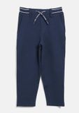 s.Oliver joggingbroek - marineblauw Jongens Katoen Effen - maat 104