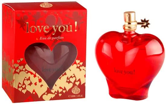 Real time Eau de Toilette voor vrouwen, Love You Red, 100 ml