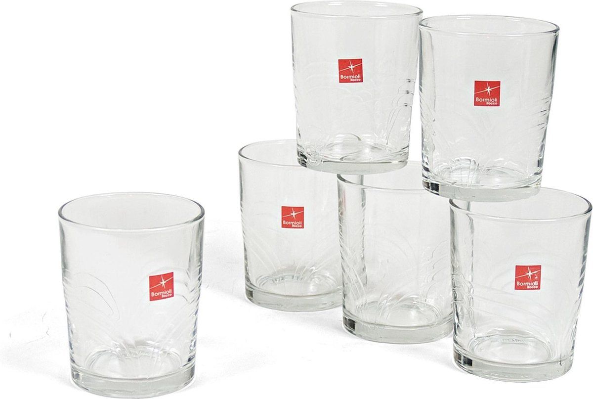 Bormioli - 24x Waterglazen - 280 ml - Transparant