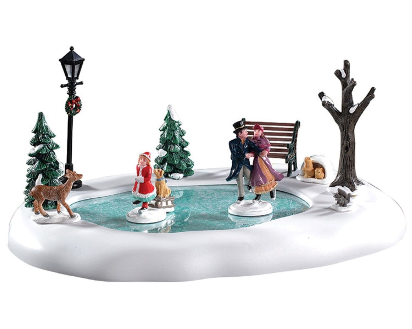 LEMAX Victorian skaters 4,5V - Kersthuisjes & Kerstdorpen - 2019