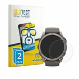 BROTECT Screenprotector voor Garmin Fenix 9 (51 mm) - Folie Beschermfolie transparant 2 Stuks