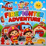 Firefighter Adventure: 40 Fun, Bold & Easy Coloring Pages Filled with Brave Firefighters, Rescue Trucks, Exciting Rescue Missions, and Heroic Adventures for Kids Ages 3–8