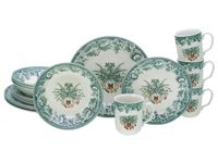 CreaTable, 16959, serie Kerstmis, 16-delige serviesset, combiservies van aardewerk, vaatwasser- en magnetronbestendig, kwaliteitsproductie