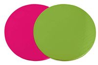 Raspberry 8962 6 dunne taartstandaard 24 cm diameter roze/groen
