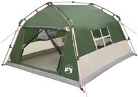 vidaXL Instant Tent - Waterproof - 4-Person - Green