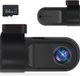 Dashcam-camera de recul avec deux caméras 1080P avec prise en charge du capteur de gravité/aide au stationnement/enregistrement en boucle/vision nocturne/luminosité réglable + carte SD 64 Go