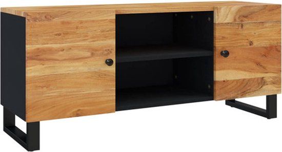 VidaXL Tv-meubel 105x33x46 cm massief acaciahout