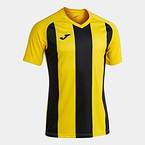 Joma T-shirt korte mouw Pisa II geel zwart 4xS-3xS