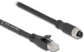 DeLOCK 80591 netwerkkabel Zwart 3 m Cat5e S/FTP (S-STP) Rond