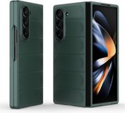 Techsuit Magic Shield Silicone Back Cover hoesje voor Samsung Galaxy Z Fold 6 - Groen