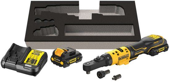 DeWALT 12V XR Li-Ion Accu-ratel DCF500L2G met 2x 3.0 Ah accu en lader