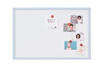 Bi-Office Whiteboard, magnetisch, droog afwasbaar, houten frame, pastelblauw, MDF, 60 x 40 cm