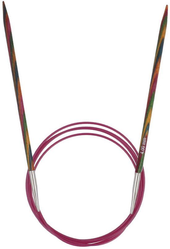 KnitPro KP21367 120 cm x 4 mm Symfonie Vaste Cirkelnaalden, Meerkleurig