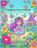 Magical Fairy Friends: 50 Enchanting Coloring Pages for Kids Ages 4–8
