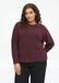 s.Oliver Pull en tricot bouclé pour femme Bordeaux