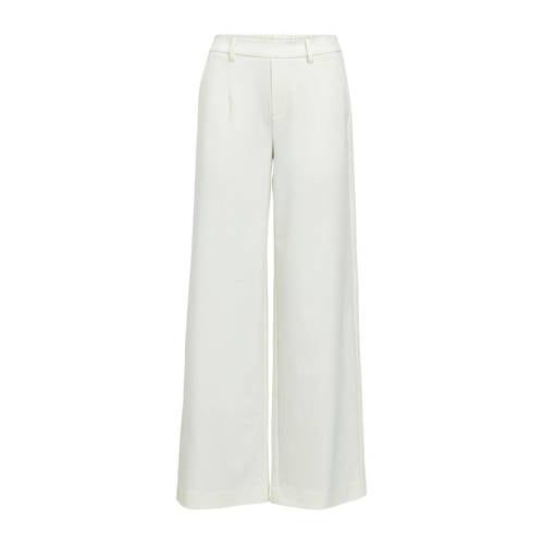 OBJECT wide leg pantalon OBJLISA creme