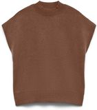 Vero Moda Vmelly Sl Loose Highneck Pullover B 10347192 Trui Dames XXL Cocoa Brown