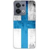 Oppo Siliconen hoesje compatibel met Oppo Reno 8 5G Marseille vlag
