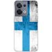 Oppo Siliconen hoesje compatibel met Oppo Reno 8 5G Marseille vlag