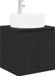 vidaXL Meuble sous lavabo mural Noir 49,5 x 44,5 x 65 cm