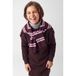 NAME IT KIDS gebreide midi jurk - donkerbruin