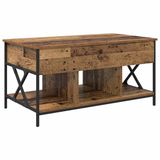 vidaXL Salontafel - Oud Hout - 100 x 55 x 48,5 cm