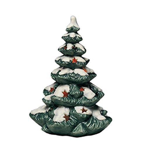 Goebel - Kerst | Decoratief beeld / figuur Lichtjesboom | Aardewerk - 18cm - kerstboom