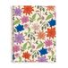 Miquelrius Notitieboek A4, 4 gekleurde strepen, geruit 5 x 5 mm, 120 vellen à 70 g/m², spiraalbinding, vintage collectie, lelie, bloemen