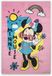 Disney Home vloerkleed voor kinderen - officieel gelicenseerd speelkleed voor kinderkamer, speelkamer - antislip en wasbare speelmat voor kinderen, Minnie Mouse-vloerkleed 80 x 120 cm