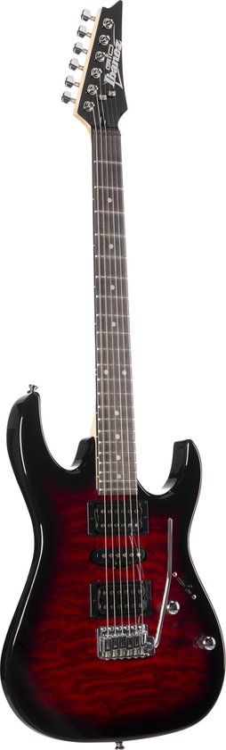 Ibanez GRX70QA-TRB Elektrische gitaar - Transparant Rood